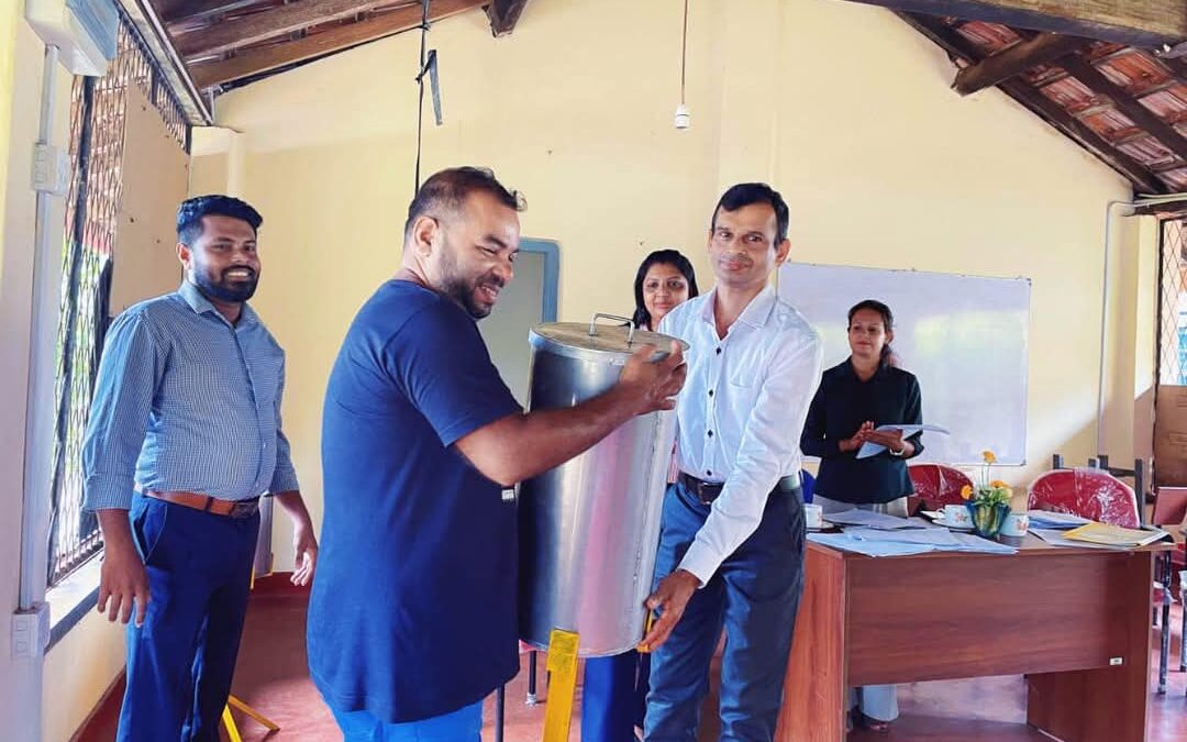 Distribution of Subsidized Steel Tanks to Support Galle’s Coconut Oil Entrepreneurs