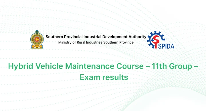 Hybrid Vehicle Maintenance Course – 11th Group – Exam results